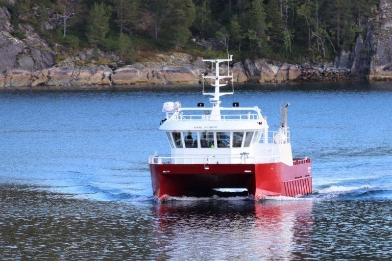 Det tok tre uker fra bestilling til Seløy Sjøfarm mottok sin nye servicebåt