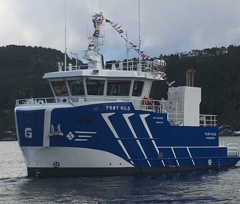 «Frøy Hild» seiler i vesterled