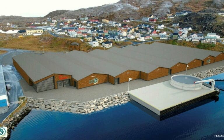 Nå skal det bygges landbasert lakseoppdrett ved Honningsvåg