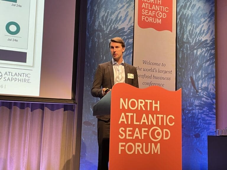 Vender tommelen ned for Atlantic Sapphire