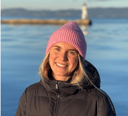 Kaja (23) er et av tre nye fjes ved Havbruksakademiet Nord