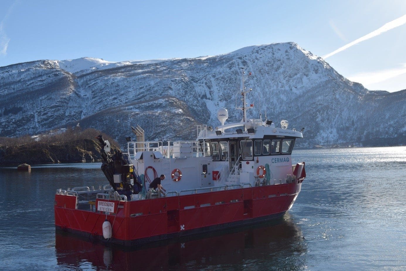 Ny vaskebåt til Cermaq i Nordland