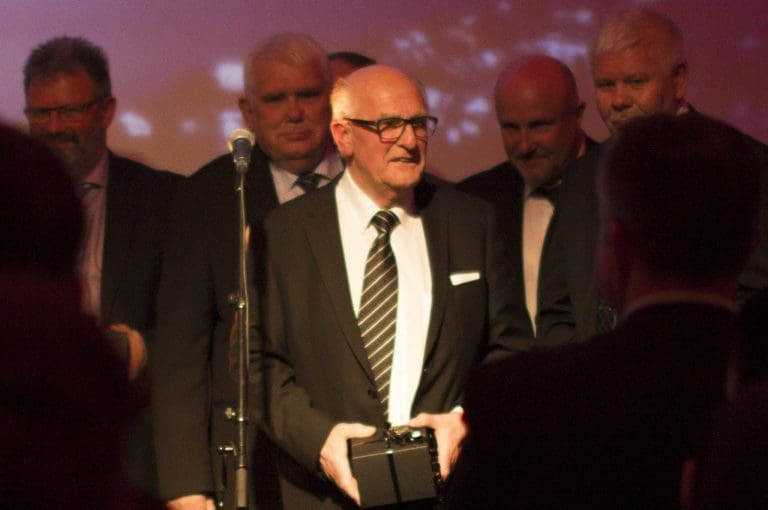 Feiret mer enn bare 85-årsdag da Per Sandberg stakk innom