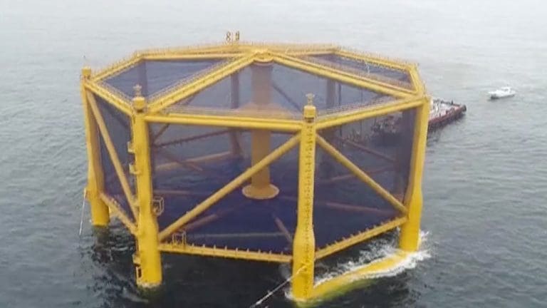 Ser du hva denne kinesiske havfarmen ligner på? Snart skal den levere slakteklar laks