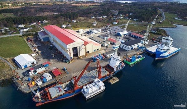 Fiskeri og havbruk står bak rundt 40 prosent av ordrene ved norske verft
