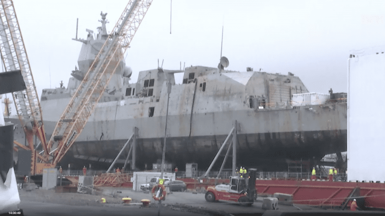 Søndag kveld skal KNM “Helge Ingstad” fraktes hjem