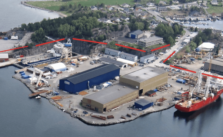 Meidell overtek dokken på Halsnøy