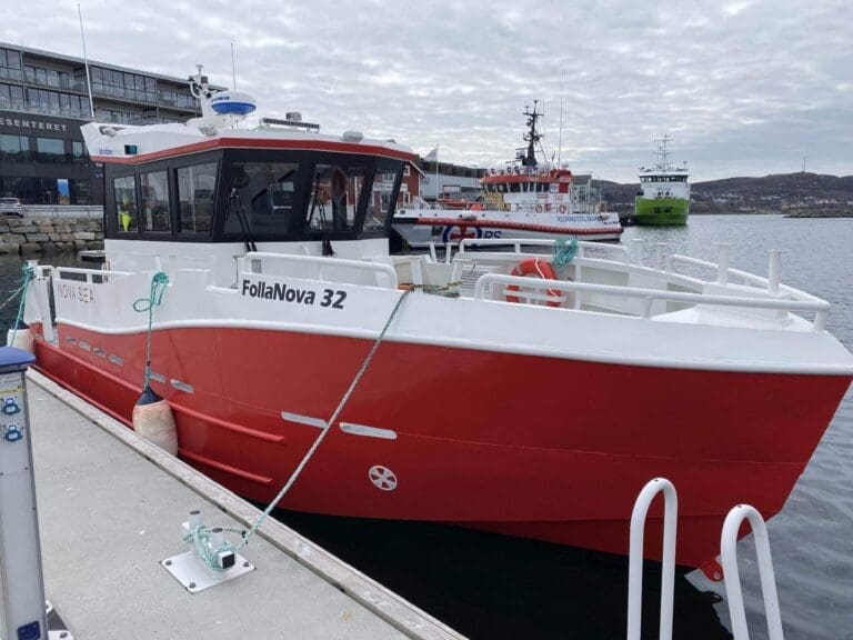 Denne uken fikk Nova Sea overlevert to båter. Seks nye er under bygging i Flatanger